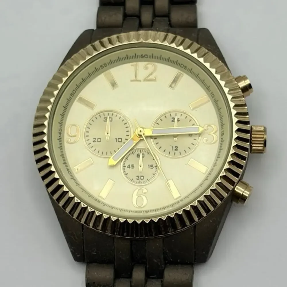 Gold & Brown Retro Men’s Watch